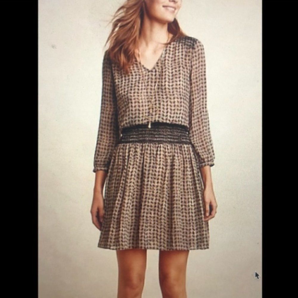 Anthropologie Vanessa Virginia Callista Dress, Size Large